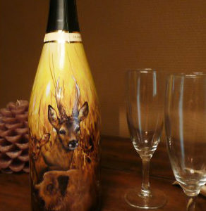 Champagne Charles Collin série Chasse, pour les amateurs de chasse.